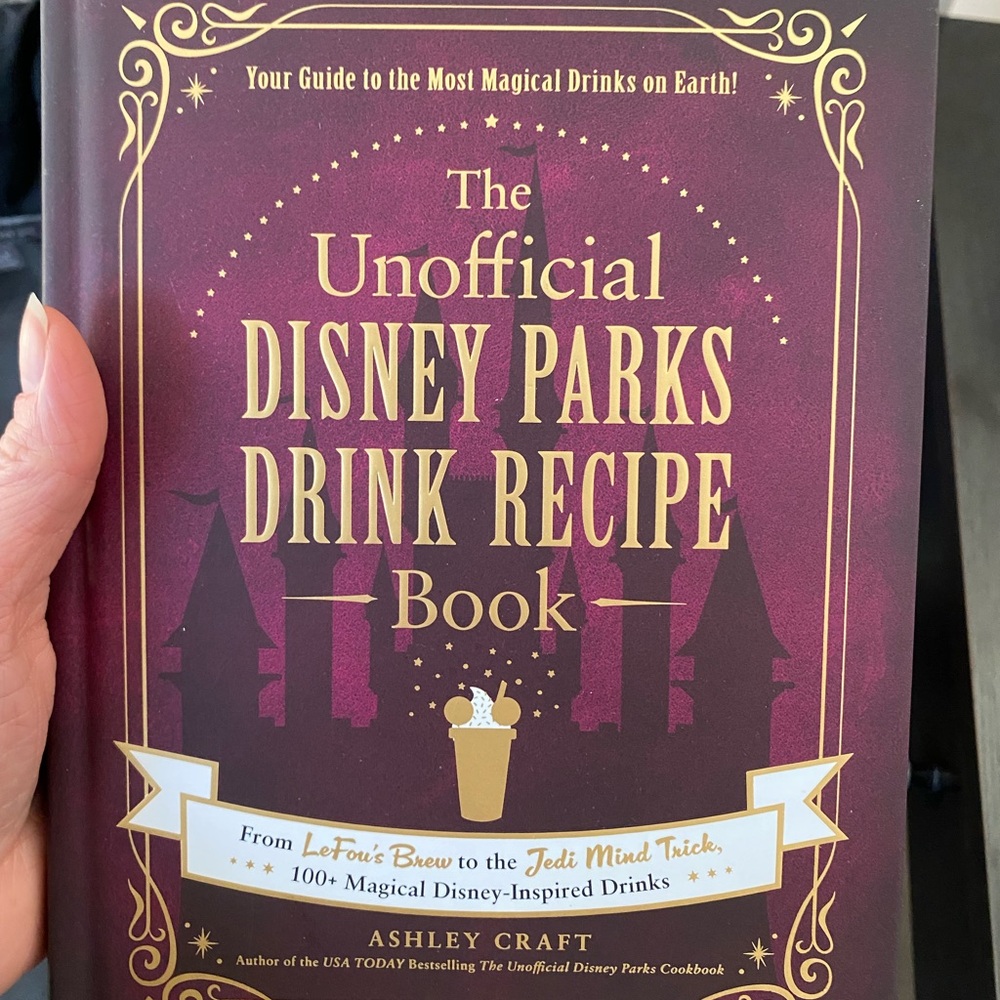 Disney Magical Drink Recipe Book - Purple and Gold